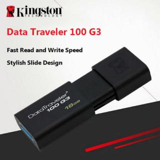 [✅COD] U disk Kingston DT100G3 USB 3.0 16GB/32GB/64GB/128GB Pendrive Flash Drive DataTraveler