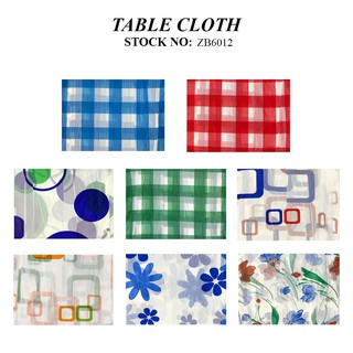 Heat Resistant Plastic Table Cloth (#ZB6012)