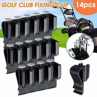 14 Pcs Sports Golf Bag Clip On Clamp Holder Putter Put Organizer Club Golf Club Grips Golf Equipment