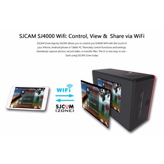 SJCAM SJ4000 WIFI 2.0" Screen Action Camera - Black (6)