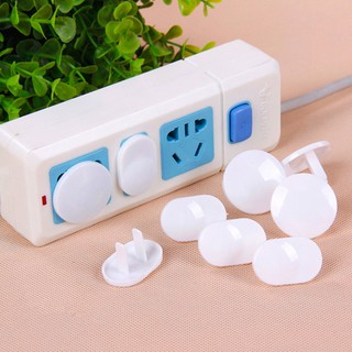 5 pcs Electric Outlet 2 Plug Cover Baby Children Kids Protectors Socket Safety (1)