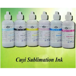 CUYI SUBLIMATION INK 100ml 6colors available