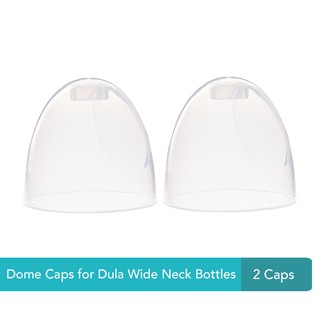 Dula Dome Caps for Dula Wide Neck Breastmilk Storage Bottles Pack of 2