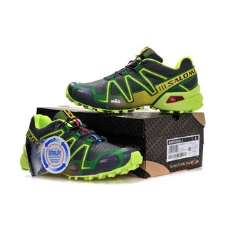 Salomon hiking shoes Men Salomon Speed Cross 3 CS Running Shoes Green (1)