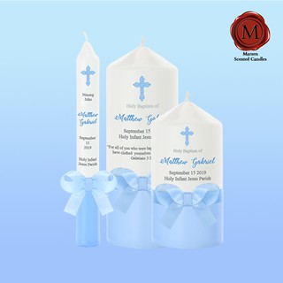 Baptismal Candles (Marzen Godparents & Parent's candle)
