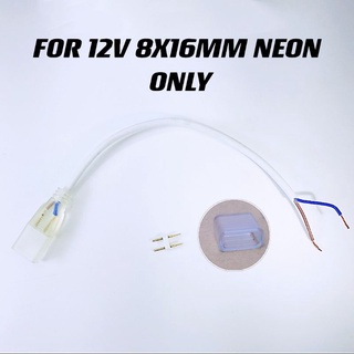 Adaptor set for 12V Neon LED 8x16MM & 7x13MM