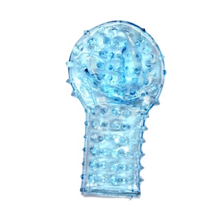 Samira Clit Stimulator Finger Condom Sex Toy Blue