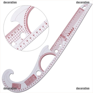 Decoration New Arrive Multi-function Plastic French Curve Sewing Ruler Easy Curve Ruler for Knitters