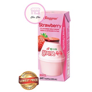 Binggrae Flavore Milk Banana / Strawberry / Melon (BOX)