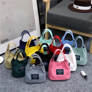 ZWB Cute Canvas Bucket Mini Sling Bag For Women Bags#S070 (3)