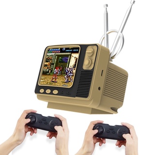 Retro Video TV Game Console with Time Clock Function and 2.4G Double Wireless Controller Built-in 11