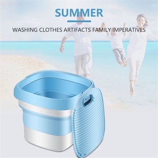 Mini Foldable Washing Machine Portable Ultrasonic Cleaning Machine Automatic Baby Cloth Shoes Underw (2)