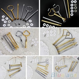 BILN_Multi-Style 2 Or 3 Tier Plate Handle Fitting Hardware Rod Tool Cake Plate Stand