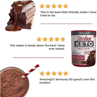 SlimFast Original Creamy Milk Chocolate Meal Replacement Shake Mix - Weight Loss Keto Meal Powder (9)