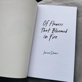♡●﹉﹍Poetry Book - Of Flowers that Bloomed in Fire - Jerico Silvers