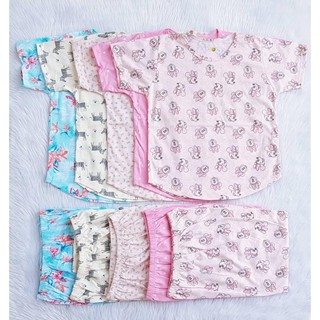 Pure cotton Terno Pajama For Kids Girl Prints