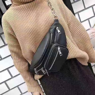 Kelly cod korean leather beltbag/slingbag high quality