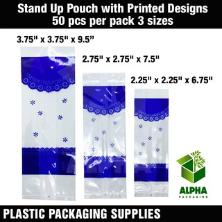 COPP Plastic Pouch for Repacking (50 pcs) 3 Sizes Small Medium Large