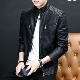 New Classic korean Men's Leather Jacket (#2) (5)