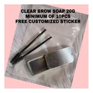 Brow soap browsoap rebranding free sticker and pouch eyebrow soap bushy brows shaping soap