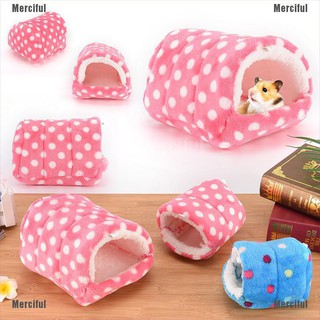 【Ready Stock】❒small animal bed cave warm cute nest for hamster guinea pig squirrel hedgehog Merciful