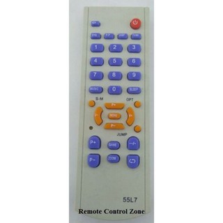 Remote for China CRT board Tv 55L7