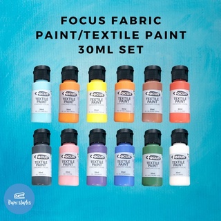 Focus fabric paint | textile paint (12 colors)