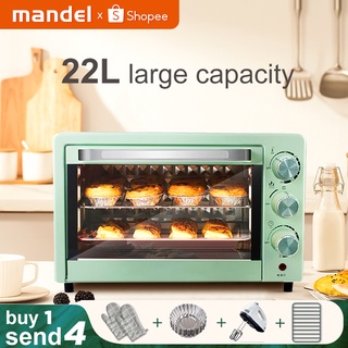 Oven Mandel Smart Baking Oven 22L Large Capacity 1000W High Power Household Oven 100% Genuine (1)
