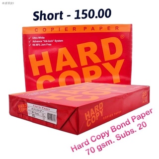 [wholesale]*mga kalakal sa stock*▧◆♟Wholesale Hard Copy 70 gsm. Subs. 20
