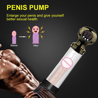 Enlarge Penis Pump Penis Enlargement Device Penis Extender Vacuum Pump Sex Toys for Adult Men Male D