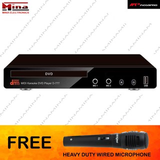 Megapro Doremi D-777 DVD Karaoke Player with Free Mic
