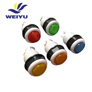 WEIYU 10pcs Push Button Only Colored for Arcade Machine / Videoke Set Colored