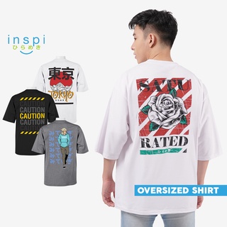 INSPI Oversized Shirt Streetwear 2 Graphic 2022 T shirt For Men Women Daydreamer Korean Fashion Tops