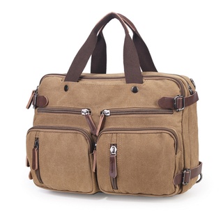 Bags High Capacity Briefcase Handbag Canvas Laptop Bags Vintage Casual Travel Bag Male Shoulder