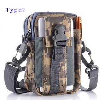Men Tactical Mobile Phone Pouch Belt Waist Bag Military Bag