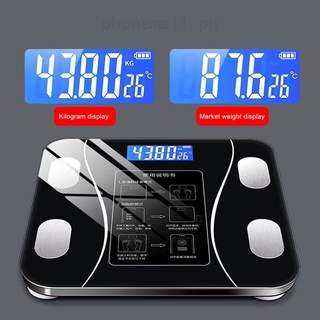 Smart Scale Body Weight BMI Body Fat Muscle Mass Water Weight USB Type