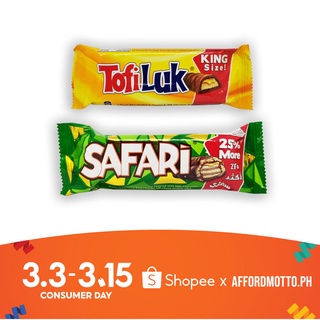 TofiLuk & Safari chocolate King Size 35g/36g/ (sold per piece)