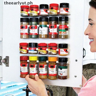 【theearlyut】 1/2/3Pc Cabinet Clip Home Kitchen Organizer Stick Spice Rack Storage Gripper PH