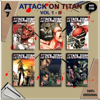 Comics Attack On Titan Volume 1-6 (Lc: Attack On Titan 2021)