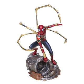 16cm Marvel Avengers Iron Spiderman 1/10 Scale PVC Statue Figure Collectible Model Toy gift