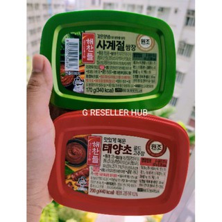 groceries CJ Ssamjang 170g and Gochujang 200g (Seasoned Soybean Paste/Red Hot Chili Paste