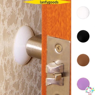 LANFY Rubber Wall Protector Anti-slip Sticker Bumper Door Handle Stopper Buffer Doorknob Silicone Crash Pad Self Adhesive/Multicolor