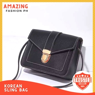 Black Korean Sling Bag for Women On Sale ASPH7