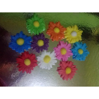 candyacrylic cake topper✚✉۩Edible cake topper mini gerbera daisy flower candy by 8's
