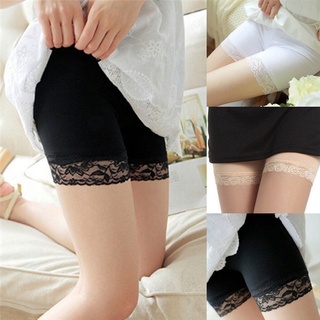 safety shorts safety shorts women ❉Lace split trousers safety shorts for women☆