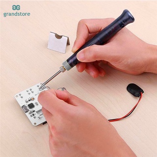 GS| Mini Portable Adjustable USB 5V 8W 2A Electric Powered Soldering Iron Pen/Tip Touch Switch Iron