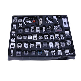 ❤Yves❤48pcs Multi-function Domestic Household Sewing Machine Presser Foot Feet