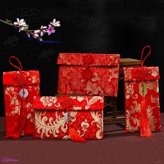 Wedding Fabric Red Envelope Personality Brocade Red Envelope For New Year