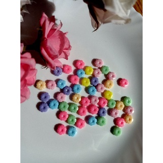 Assorted Color Flower and Hello Kitty Beads 25pcs/50pcs per Pack