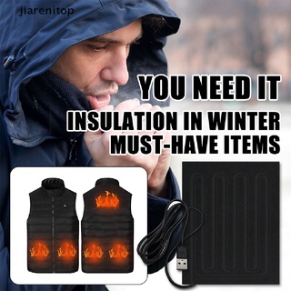(hot*) USB Electric Heated Jacket Heating Pad Outdoor Themal Warm Winter Vest Pads jiarenitop